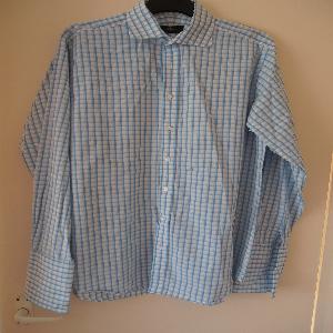 Blue Check Long Sleeve Shirt