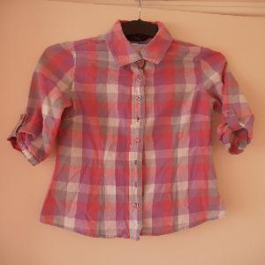 Pink Check Shirt