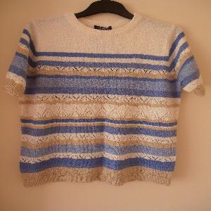 Blue/Cream Jumper