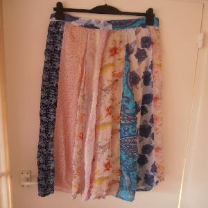 Multi colour floral skirt