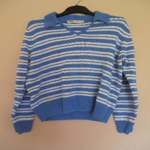 Blue/White Jumper