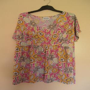 Multicolour Smock Top