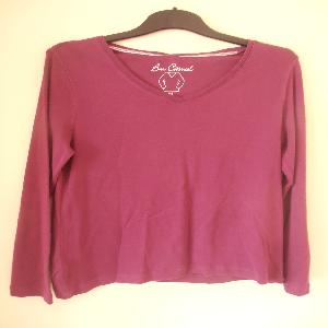 Purple Long Sleeve Top