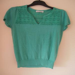 Green Knit Lightweight Jumper/Top