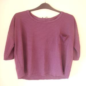 Purple Stripe T Shirt